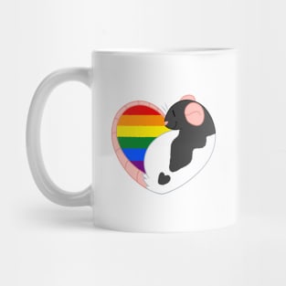 Gay Pride Rat Mug